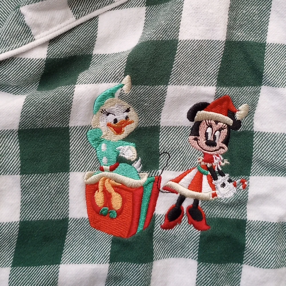 Disney Christmas Plaid Pajamas Set - Picture 2 of 10